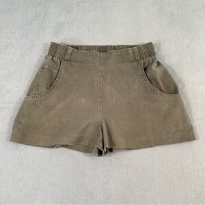 BCBGeneration Green/Khaki High Waist Shorts